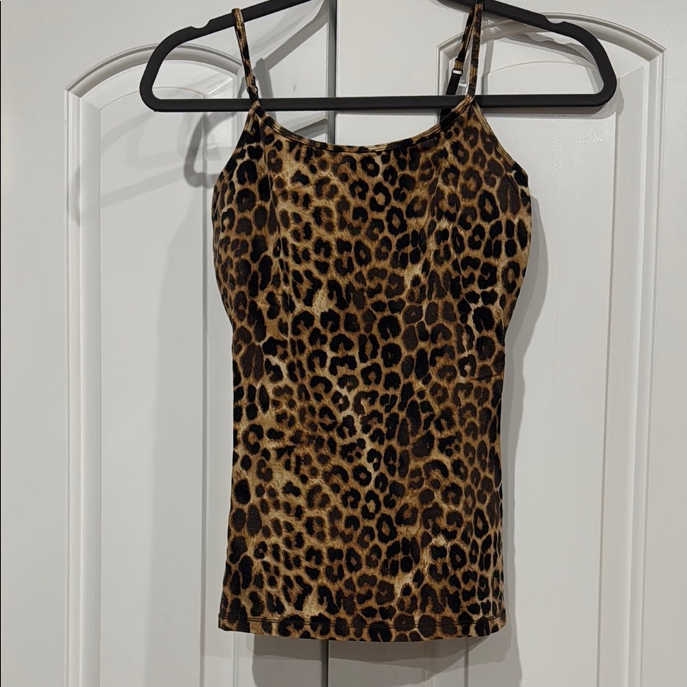 Express- Leopard Print Bra Cami Top- S